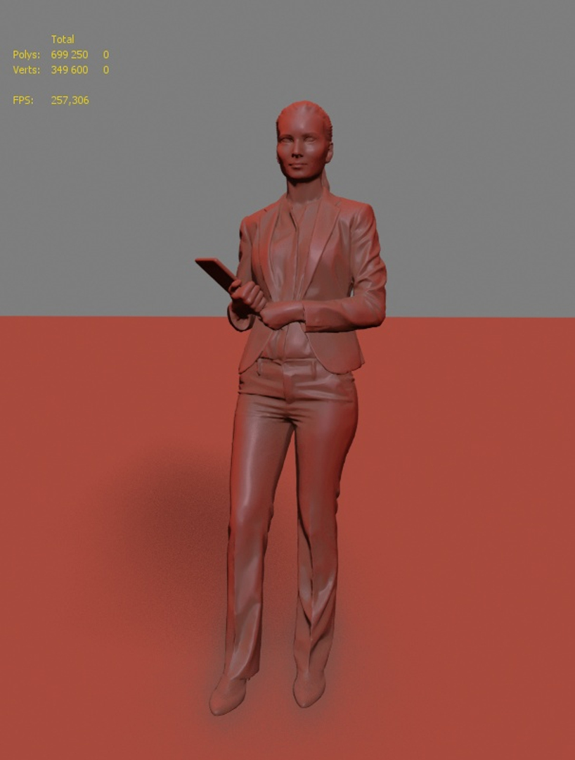 3d Illustration Of Businessman Standing With Number One. 3d Human