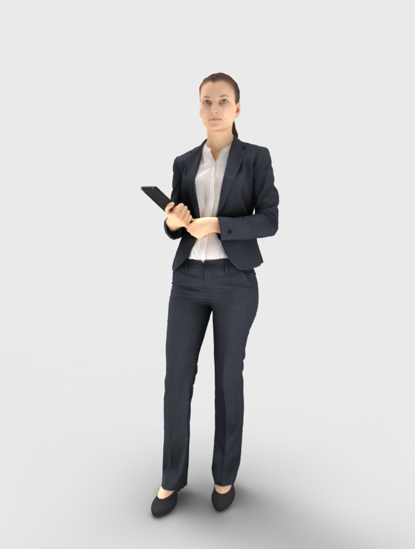 Businessman Human Character 3d Model