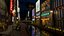 Osaka Dotonbori 3D Nocna Scena Realistyczne Japońskie Miasto Środowisko