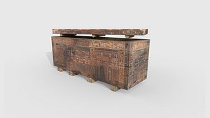 Egyptian Wood Coffin 2