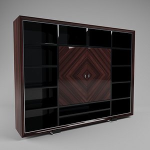 3d model jendycarlo a6-21 bookcase