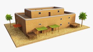 3D Babylonian Building House