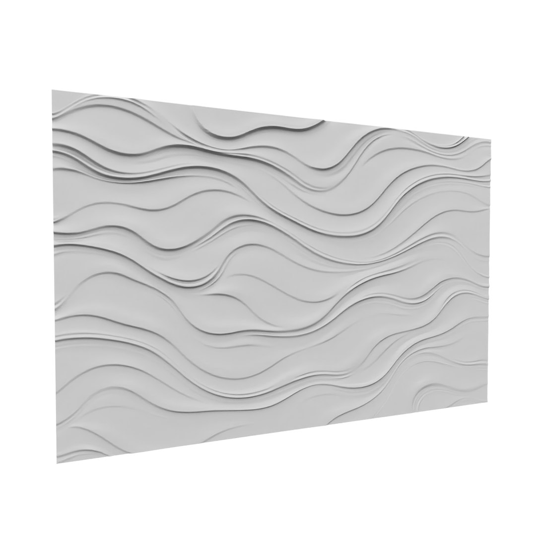 Modern Panel Wall Decor Set Wall Relief Mural CNC 73 Model - TurboSquid ...