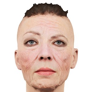 3D Elderly Woman model