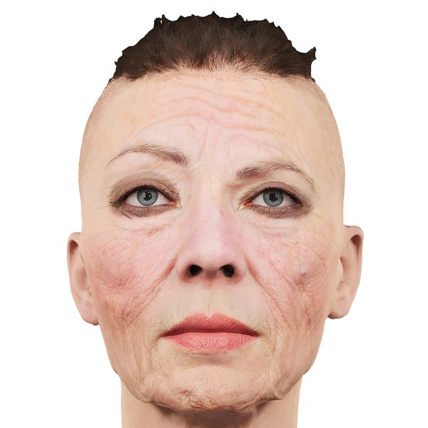 3D Elderly Woman model