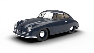 Porsche 3562 Coupe 1948 3d model