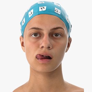 penelope human head lip 3D model