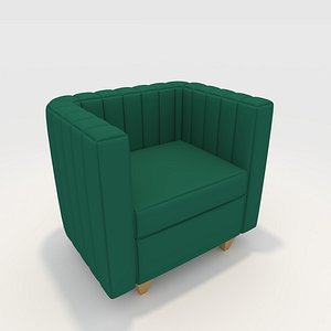 3D Sofa 1 Seater 1