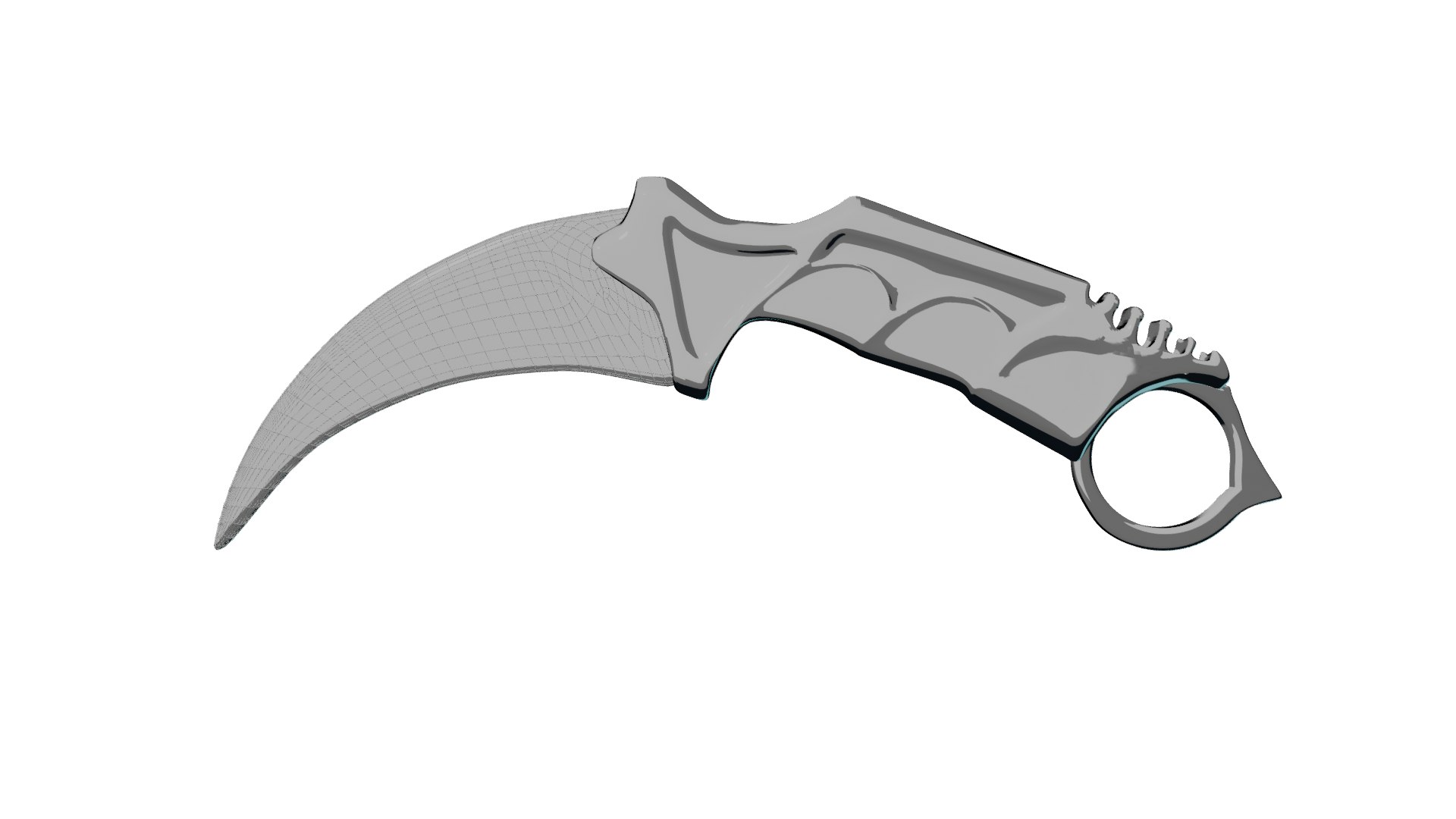 Karambit Knife 3D Model - TurboSquid 2532746