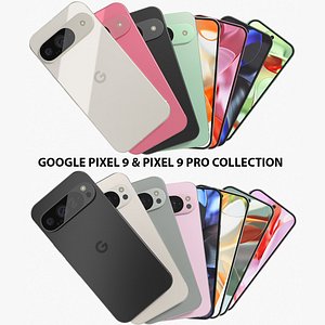 3D Google Pixel 9 and 9 Pro Collection
