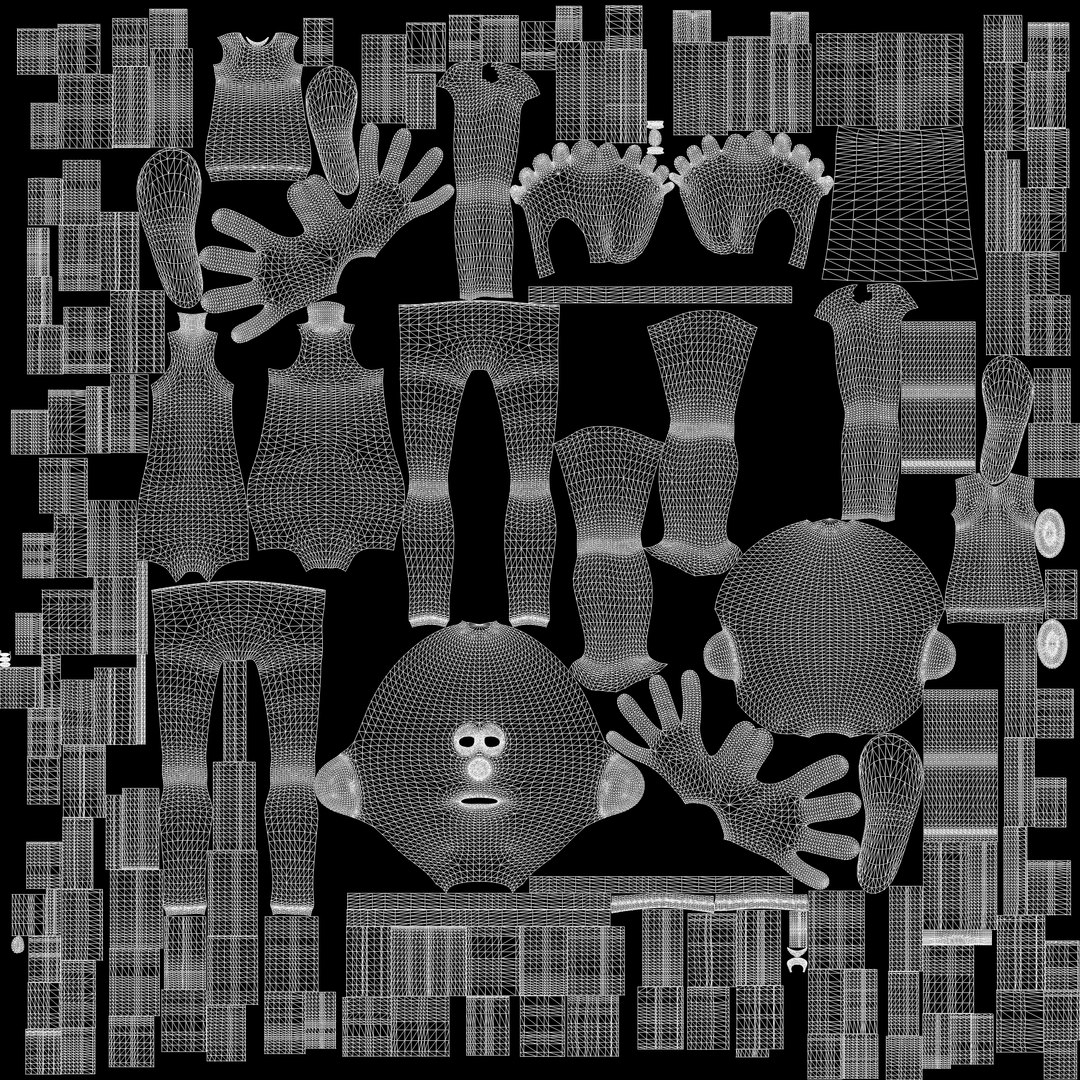 Funny Cartoon Model Base Mesh 3D - TurboSquid 2287599