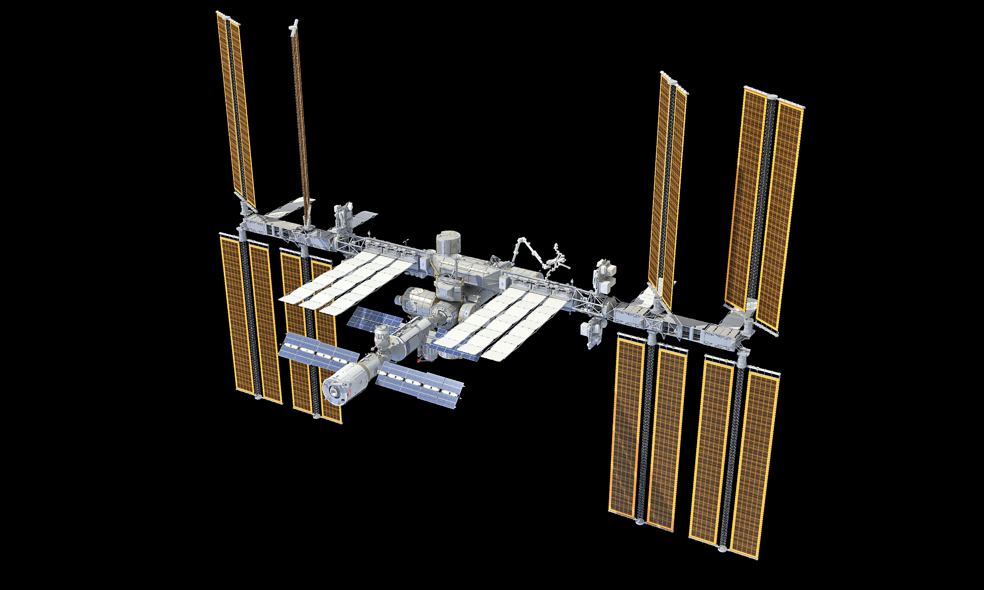 3d Iss International Space Station Model Turbosquid 1402743