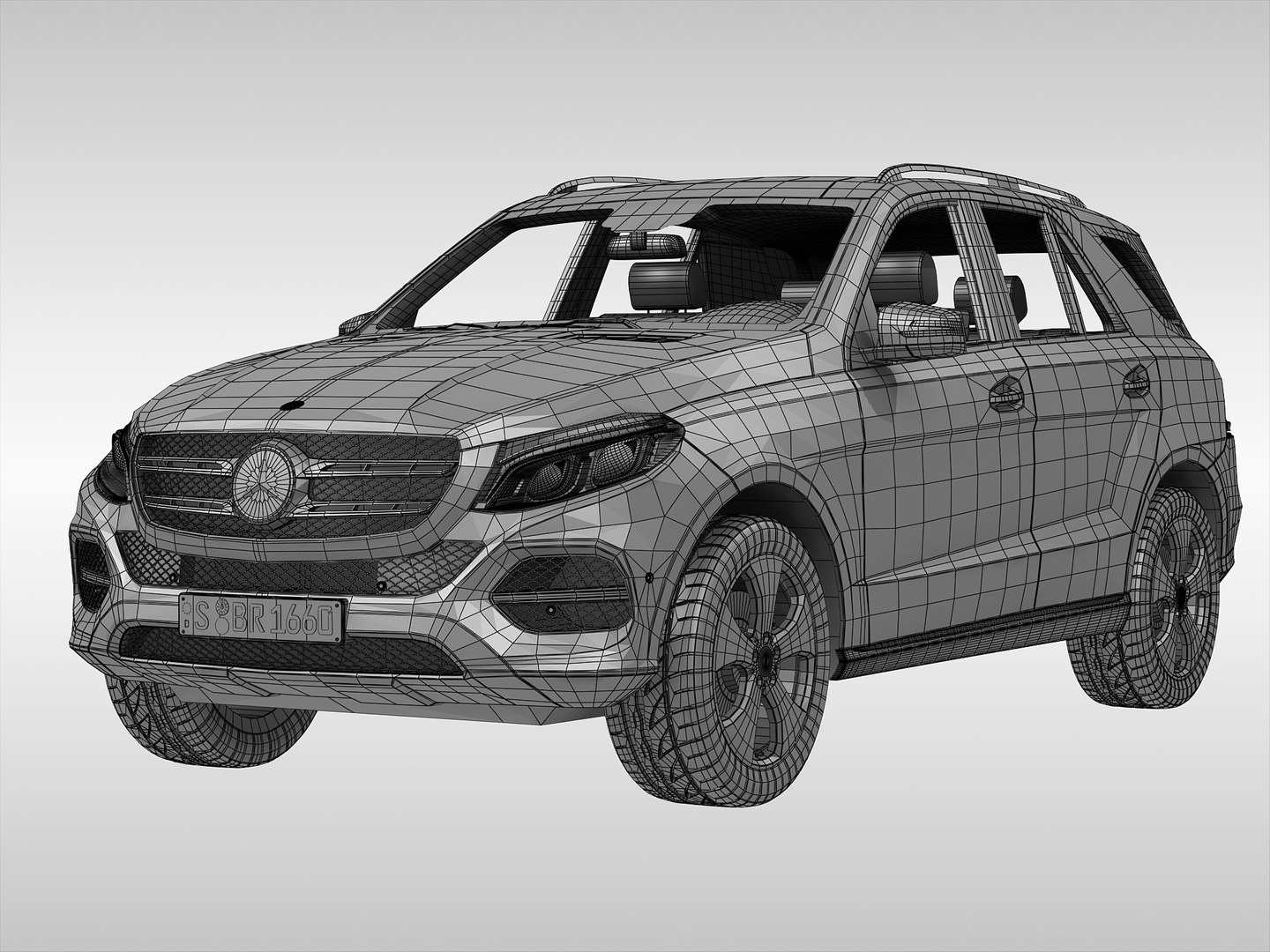 3d Model Mercedes Benz Gle