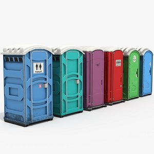 Portable toilets set