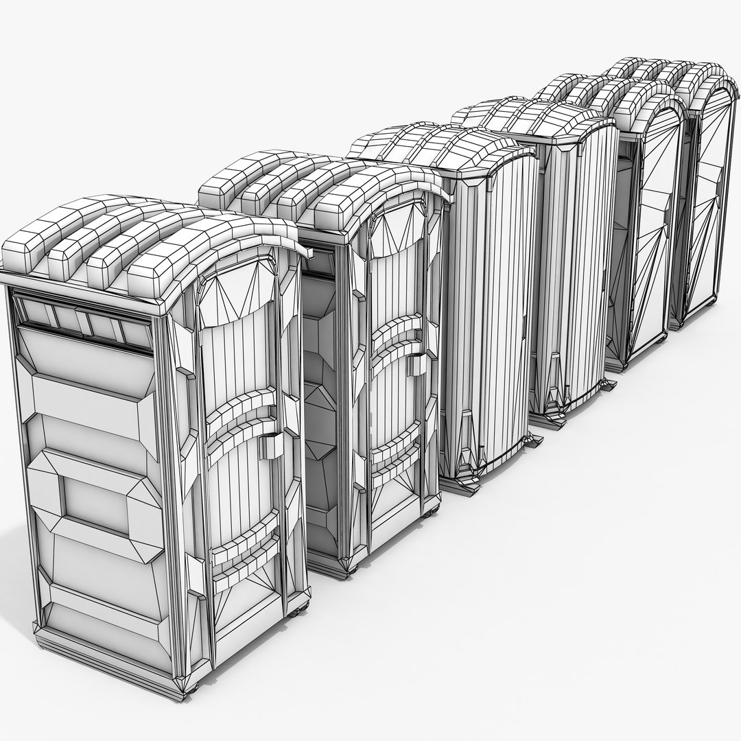 Set toilets 3D model - TurboSquid 1287695