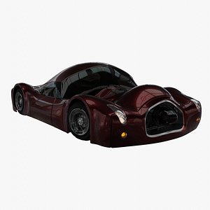 concept car cartoon style 3D model