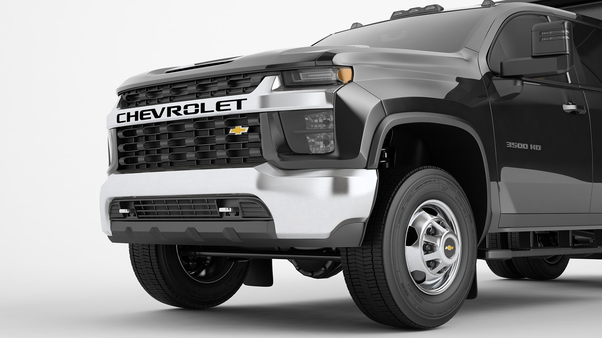 3D Chevrolet Silverado 3500 HD 2021 Flatbed Dump Truck 03 - TurboSquid ...