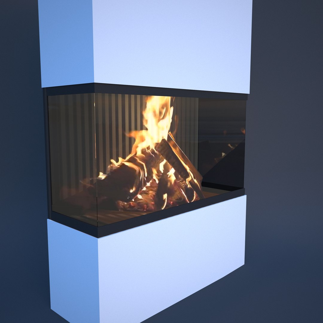 3D Fireplace Animation Model - TurboSquid 1626568