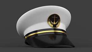 Captain Hat 3D model