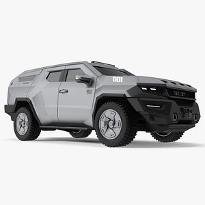 2023 Rezvani Vengeance Armored SUV Lights On