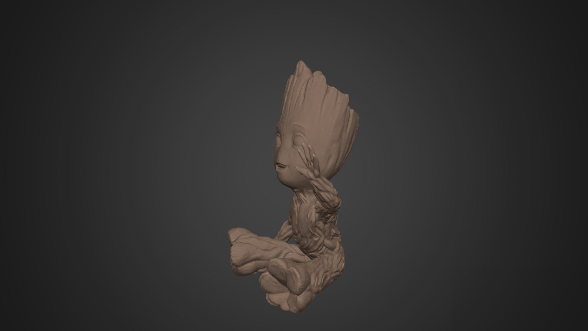 3D Groot Figure - TurboSquid 2020683
