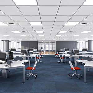 3D Office interior 03