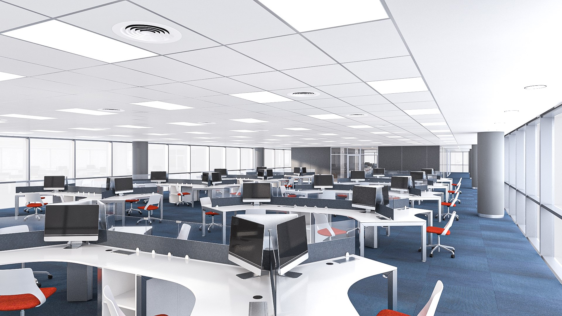 3D Office interior 03 - TurboSquid 2158909