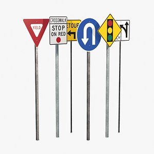 Road Signs Pack - Traffic Control and Direction