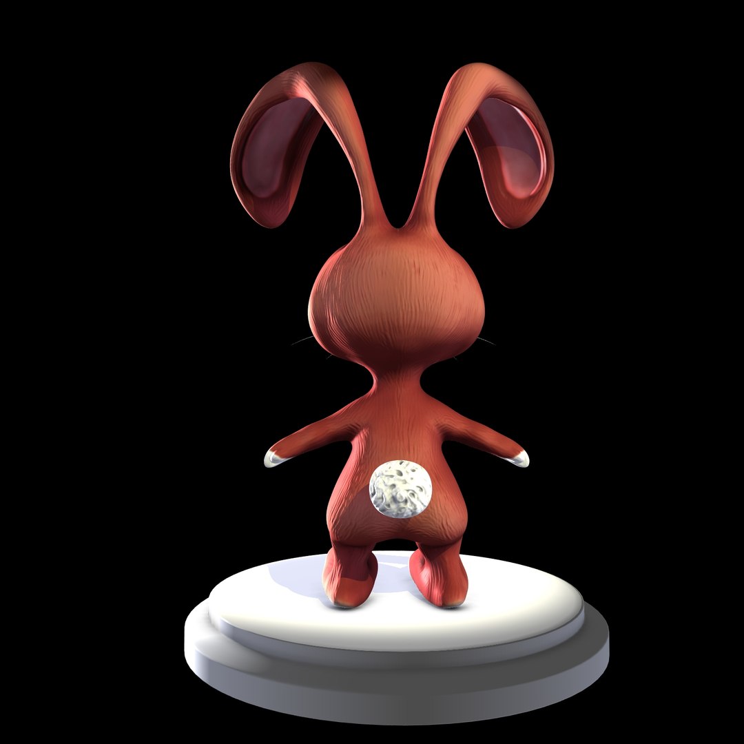 3d Easter Rabbit