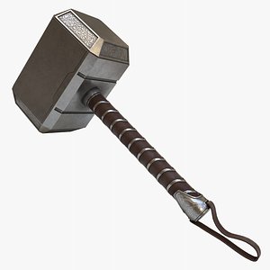 Thor's Hammer (Mjolnir) Low Poly version