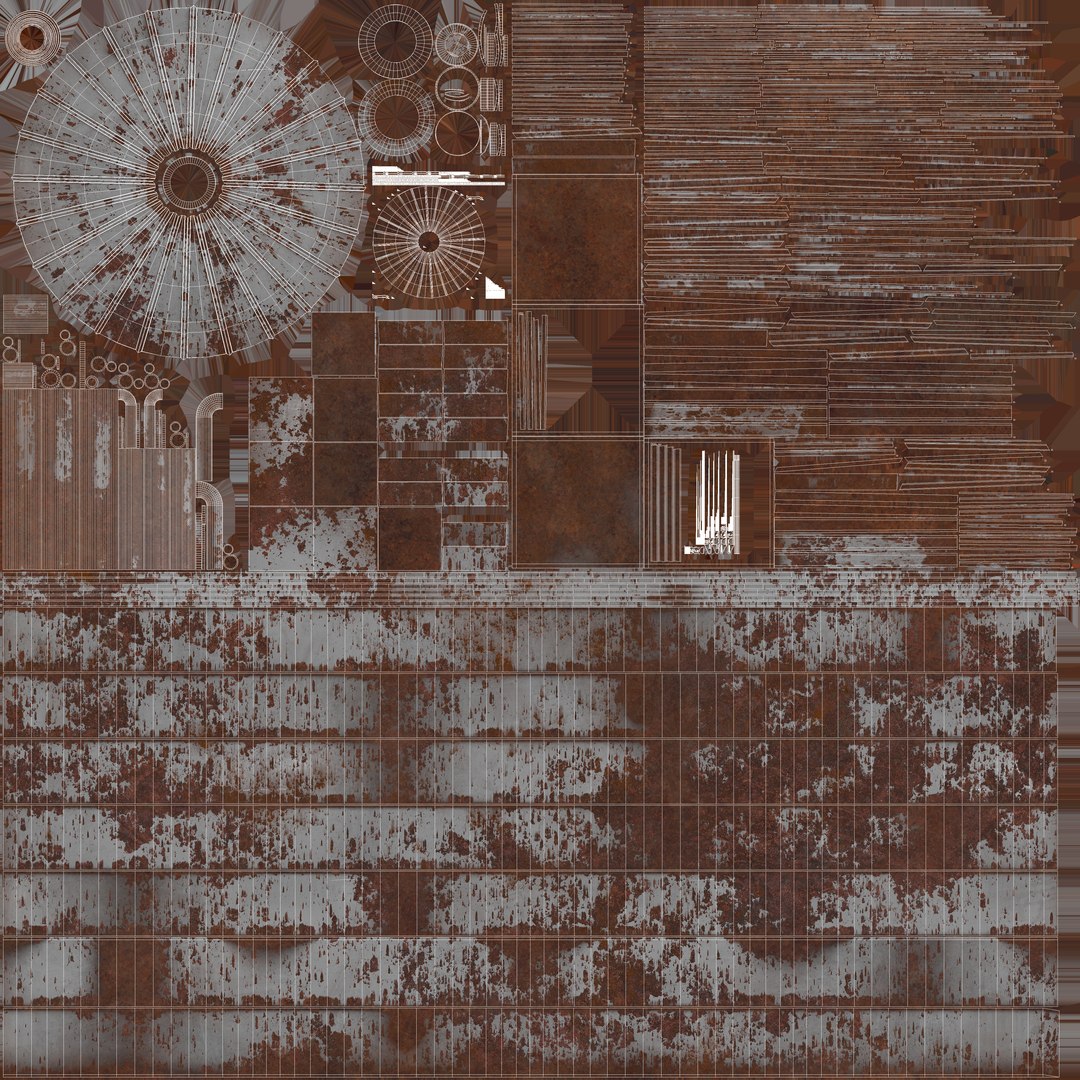 Detailed Rusted Water Tank 3D - TurboSquid 2553991