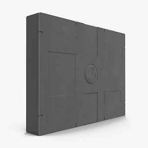 Sci-Fi Painted Panel 2 3D Model