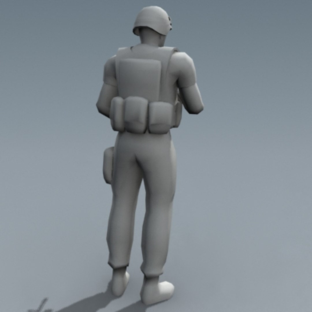 Rigged Character 3d Model