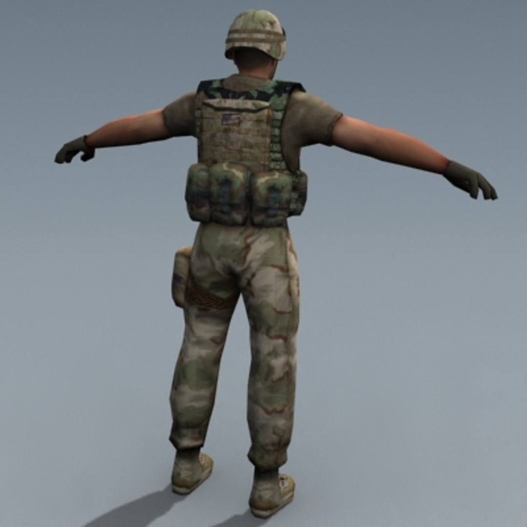 Rigged Character 3d Model