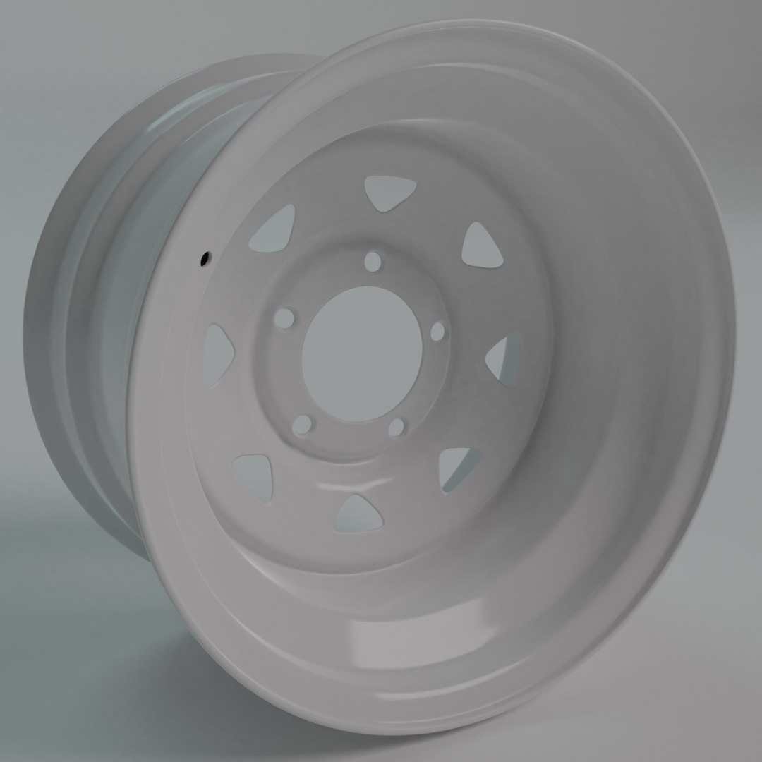 Car rim 3D model - TurboSquid 1555938