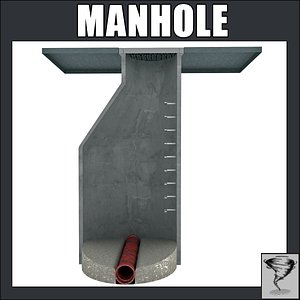 manhole man hole 3d model
