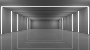 Sci Fi Tunnel 3D model