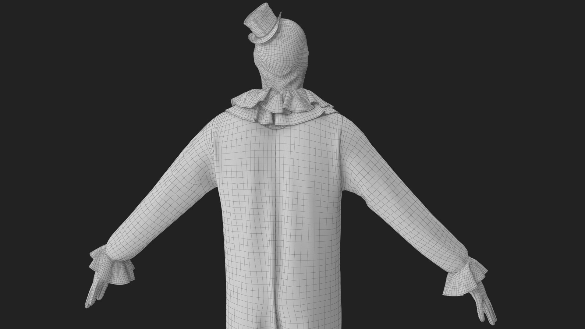 3D Clown v 7 Smiling https://p.turbosquid.com/ts-thumb/SQ/I03t1i/Qh/wireframe_07/jpg/1642441316/1920x1080/fit_q87/234fac9f3c5451c9caa82517db20c7d71188ef0e/wireframe_07.jpg