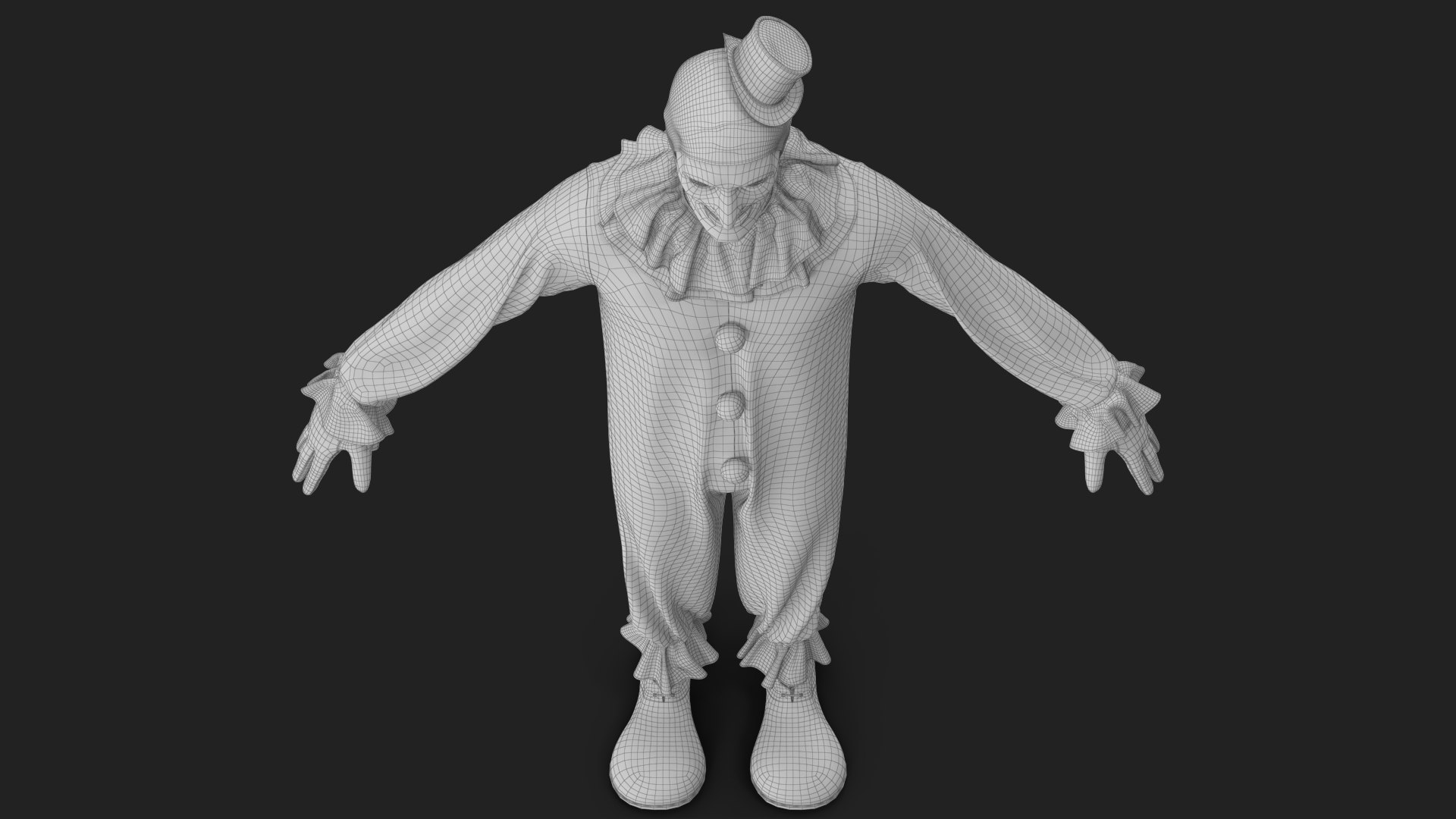 3D Clown v 7 Smiling https://p.turbosquid.com/ts-thumb/SQ/I03t1i/V5/wireframe_50/jpg/1642441675/1920x1080/fit_q87/814c510d02928b84d156208714f9f8e174bb1b0f/wireframe_50.jpg