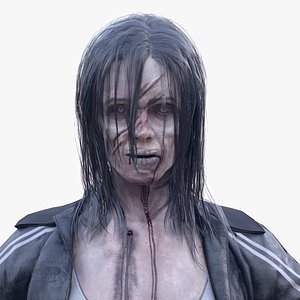 3D model Zombie Woman