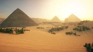 3D Egyptian Pyramids    Ancient Egypt model