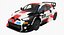 3D Toyota GR YARIS Hybrid Rally WRC model