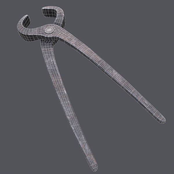 Tongs 3D model - TurboSquid 1733380