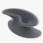 Elliptical Organic Layered Table