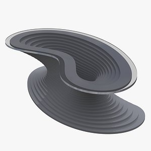 Elliptical Organic Layered Table