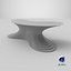 Elliptical Organic Layered Table