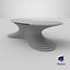Elliptical Organic Layered Table