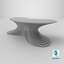 Elliptical Organic Layered Table