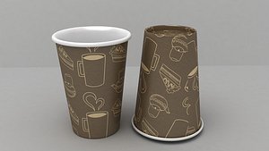 3D model Paper Cup v4