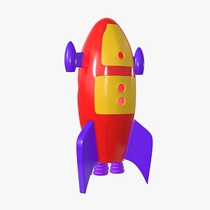 toy rocket 3D model